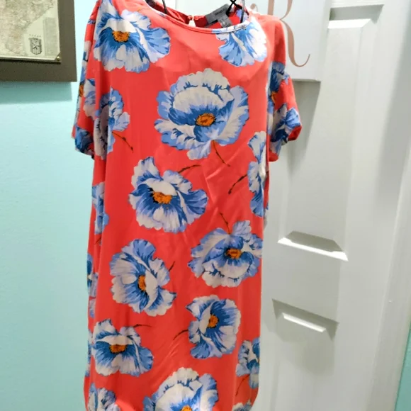 forever 21 orange floral dress Forever 21 Orange Sienna Floral Mini Dress